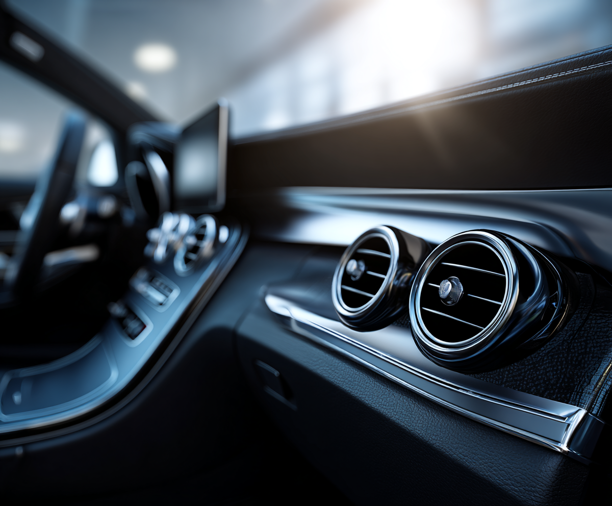 Intérieur de voiture detailing